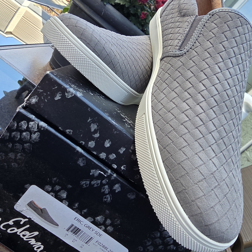 Delman Woven Gray Men's Loafers